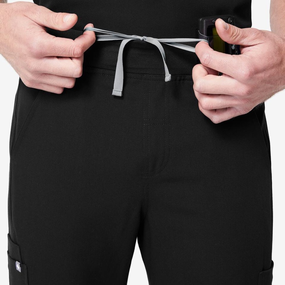 Men’s FIGS brand Cargo Scrub Pant- Black